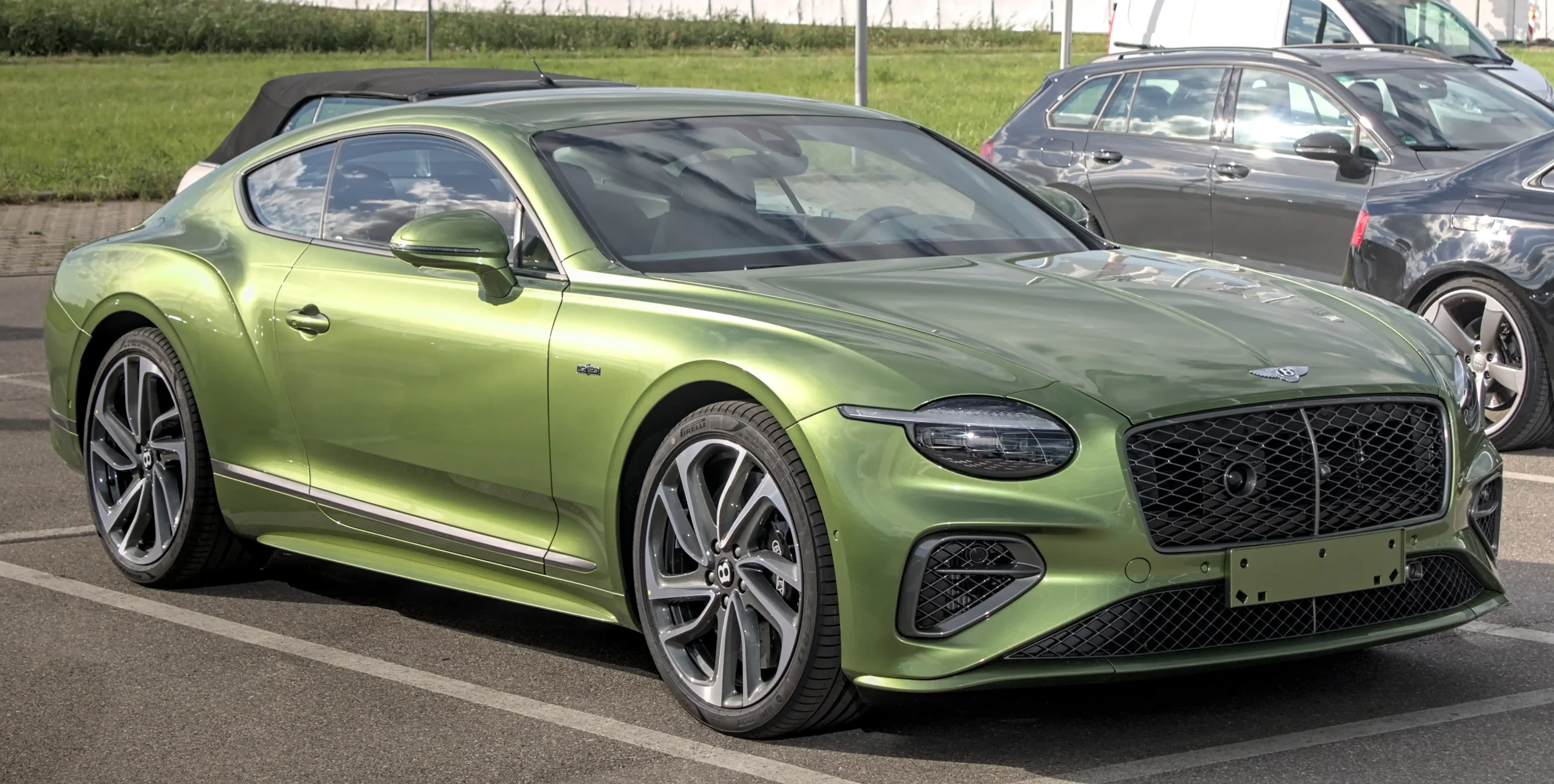 Sleek Bentley Continental GT, a luxurious British grand tourer.