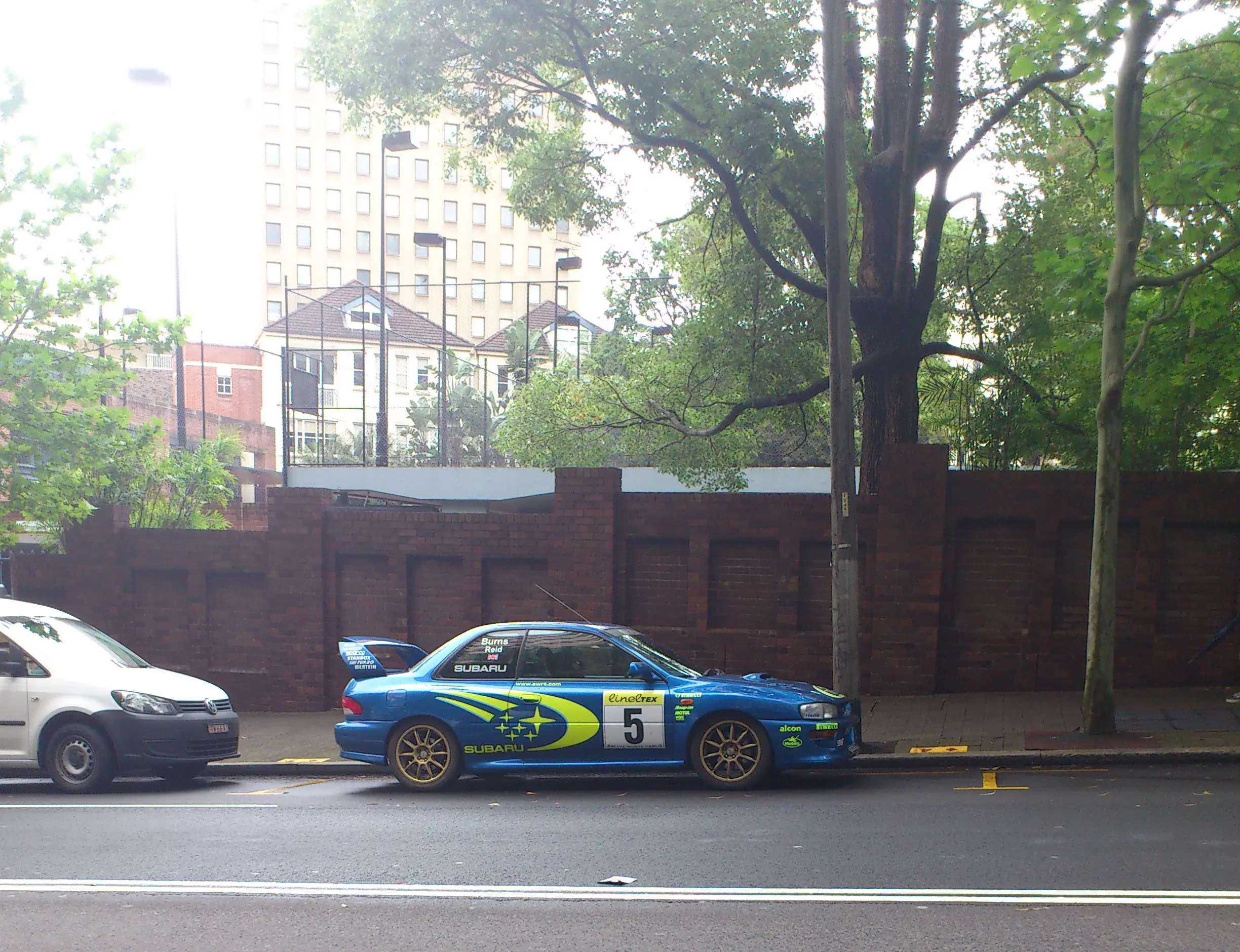 Rare Subaru Impreza WRX STI 22B, iconic blue, rally legend.