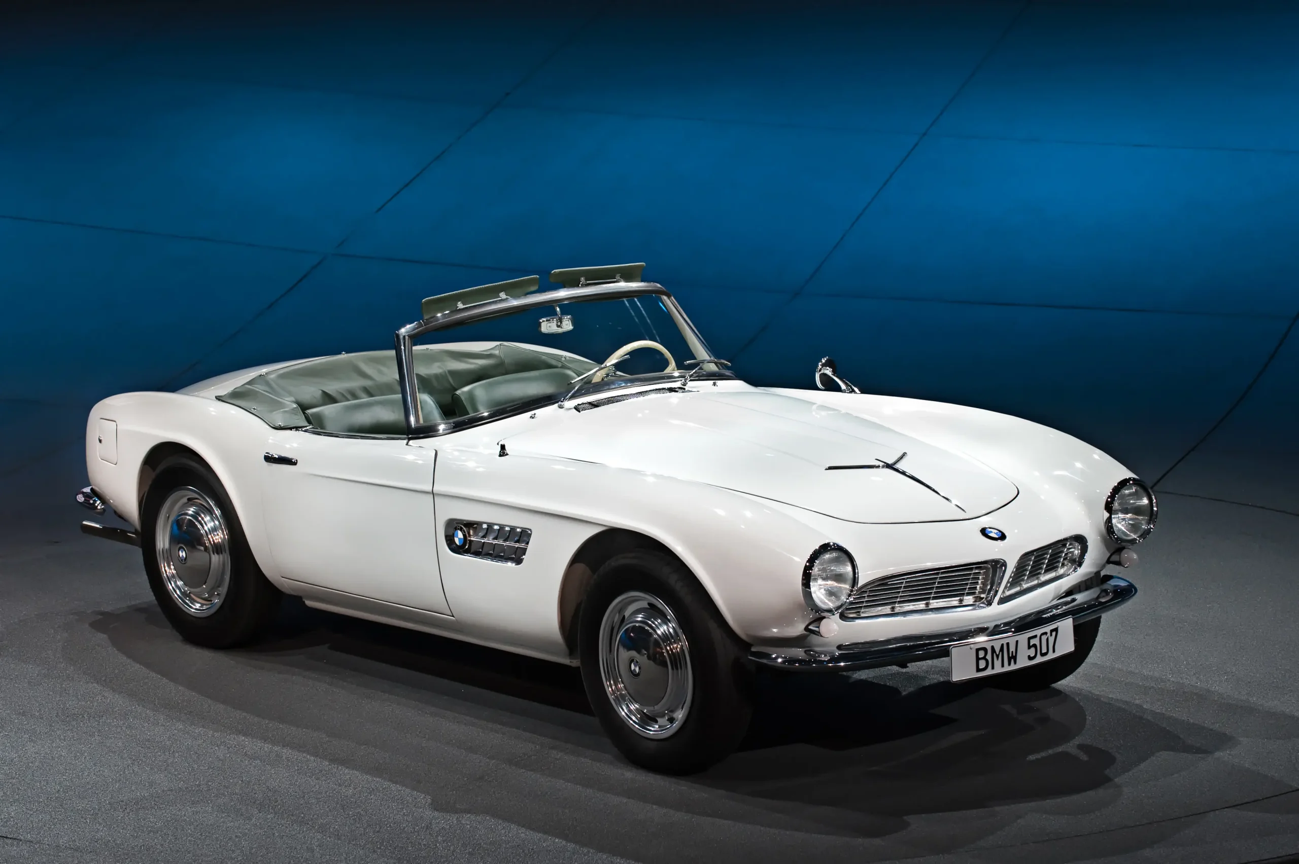 Classic BMW 507 roadster, sleek lines, a timeless automotive icon