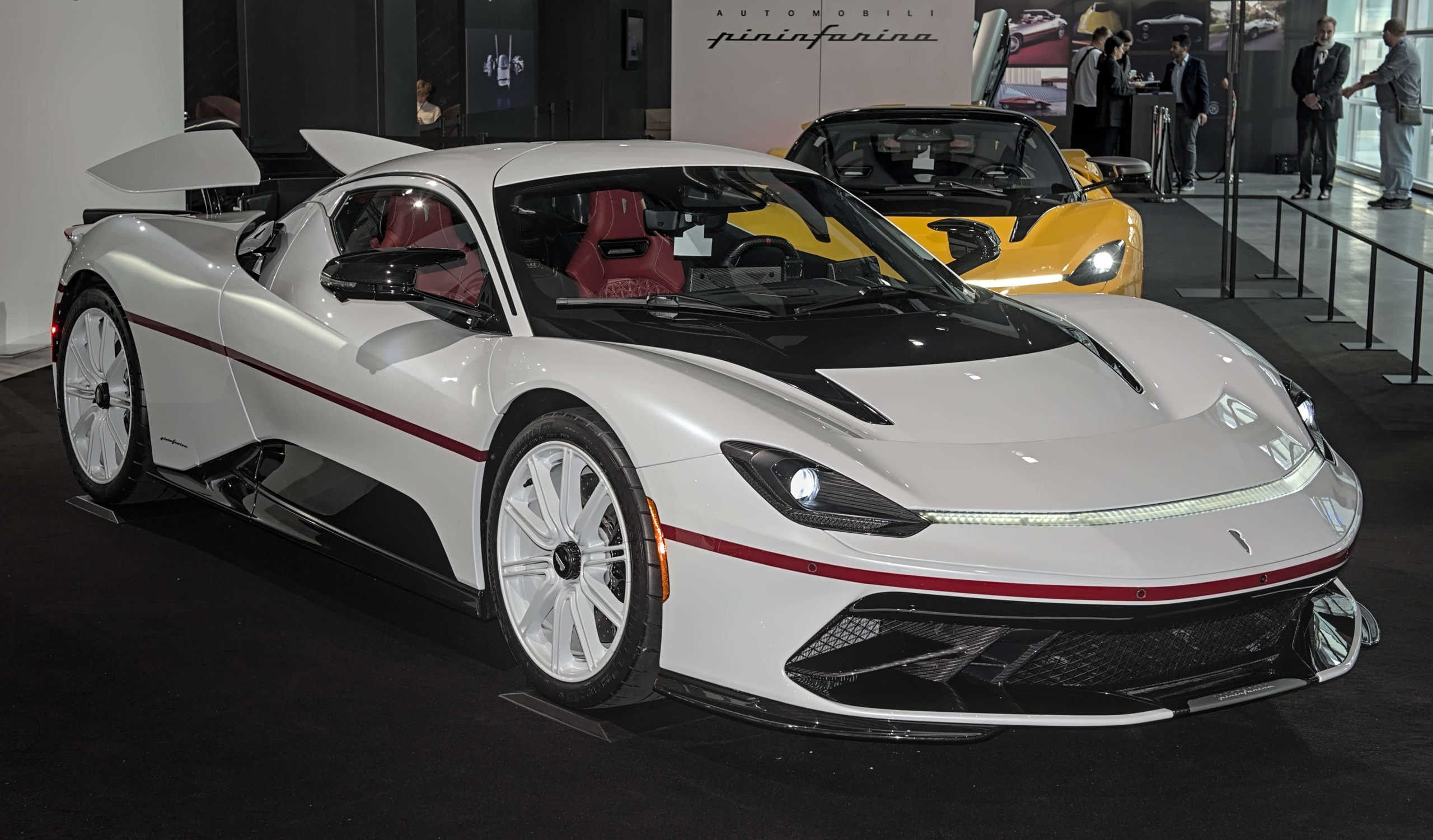 Sleek, futuristic Pininfarina Battista electric hypercar showcasing its elegant