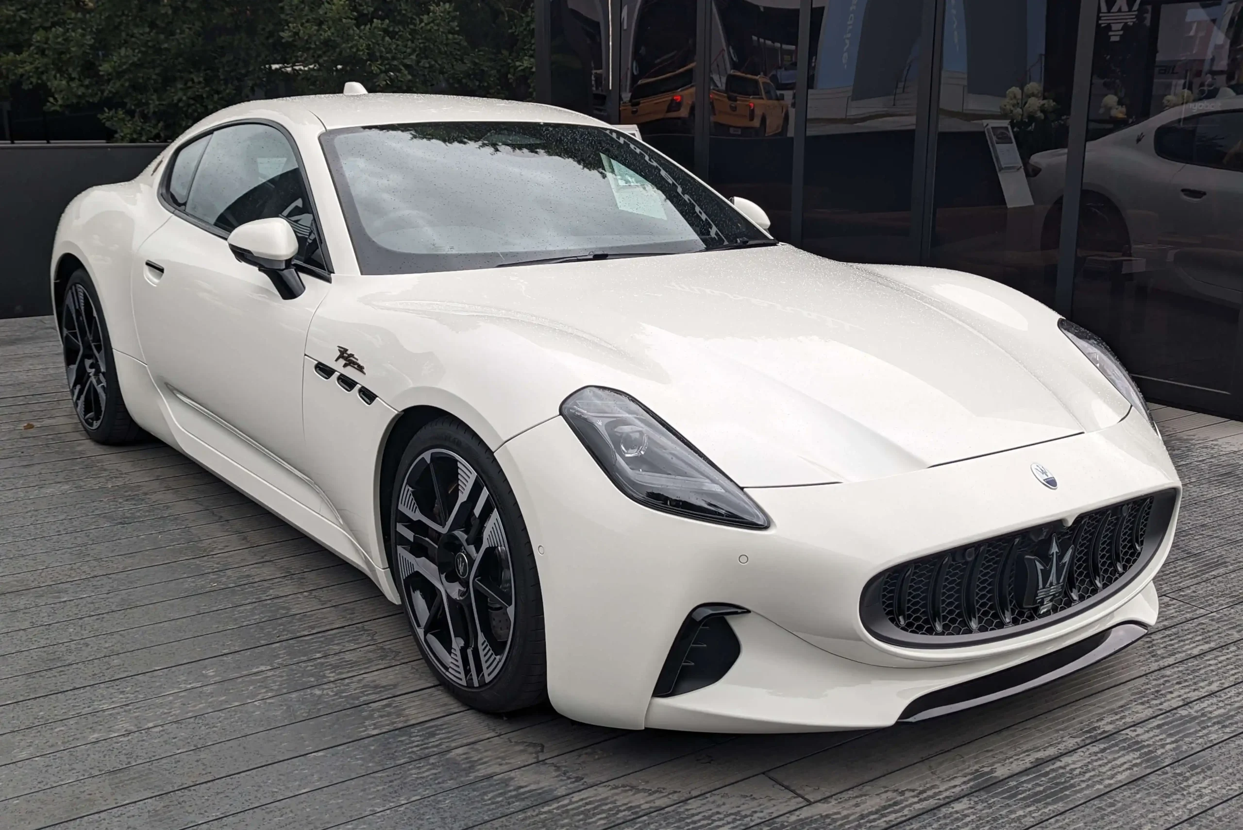 Sleek electric Maserati GranTurismo Folgore, a futuristic Italian sports