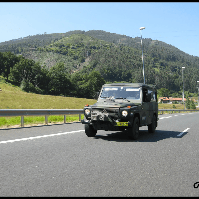 Classic, boxy Mercedes-Benz G-Wagen, a rugged status symbol.