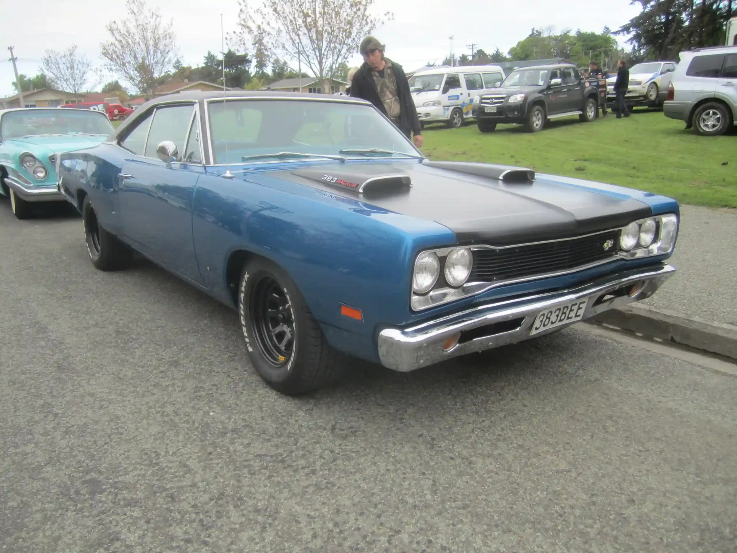 Classic 1969 Dodge Super Bee, muscular and ready to race.
