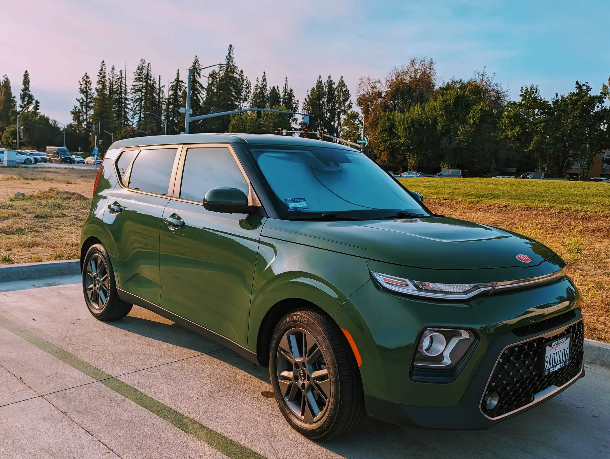 Boxy Kia Soul car, a modern, unique, and stylish compact vehicle.