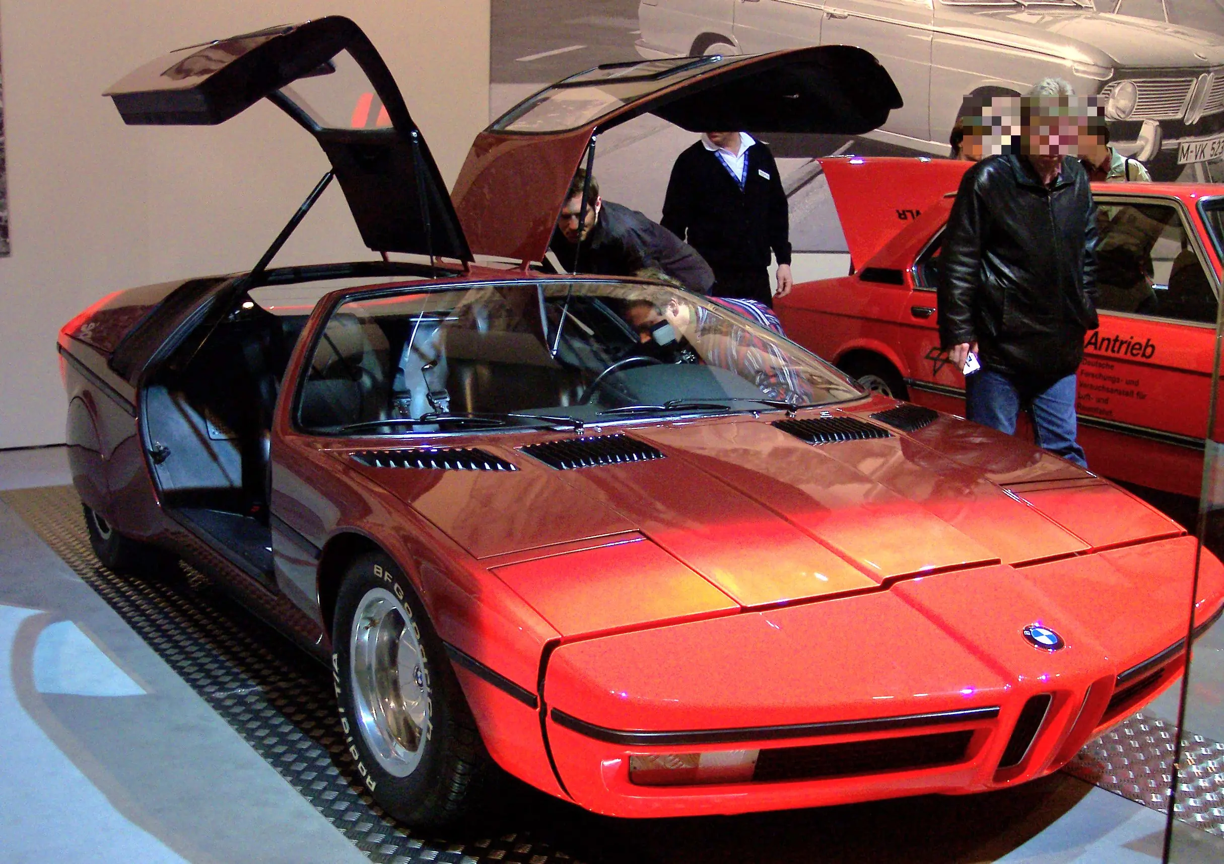 Classic 1972 BMW Turbo concept car, sleek and futuristic design.