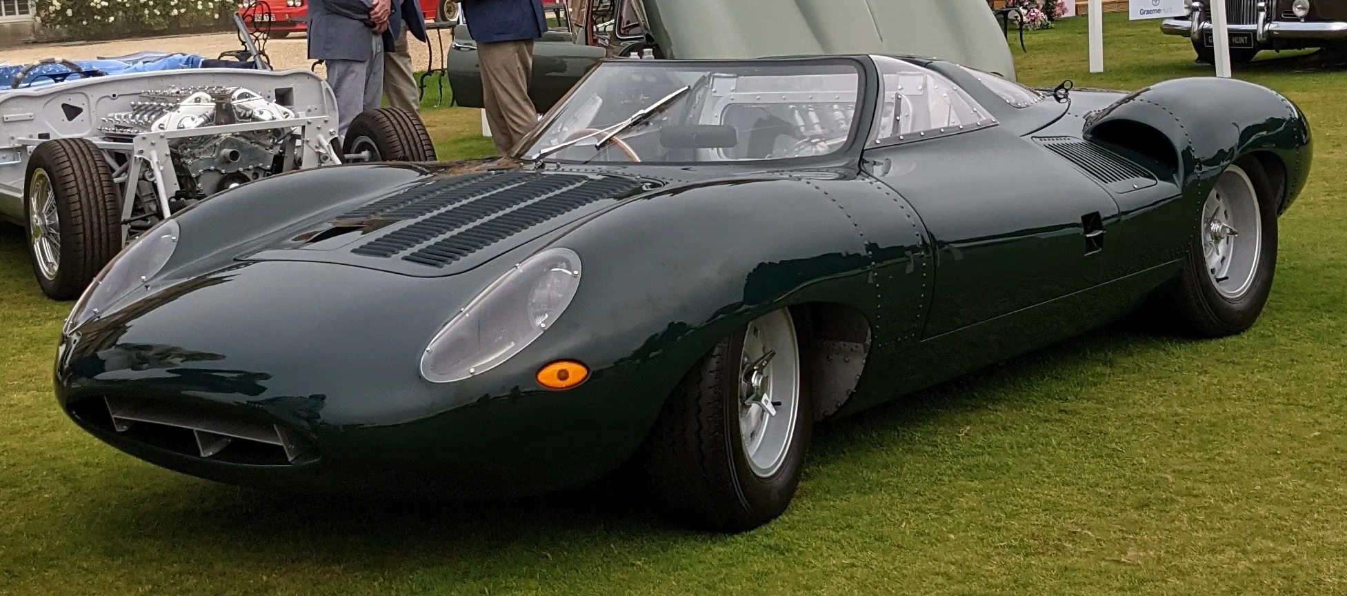 Vintage Jaguar XJ13, a stunning example of British racing heritage.