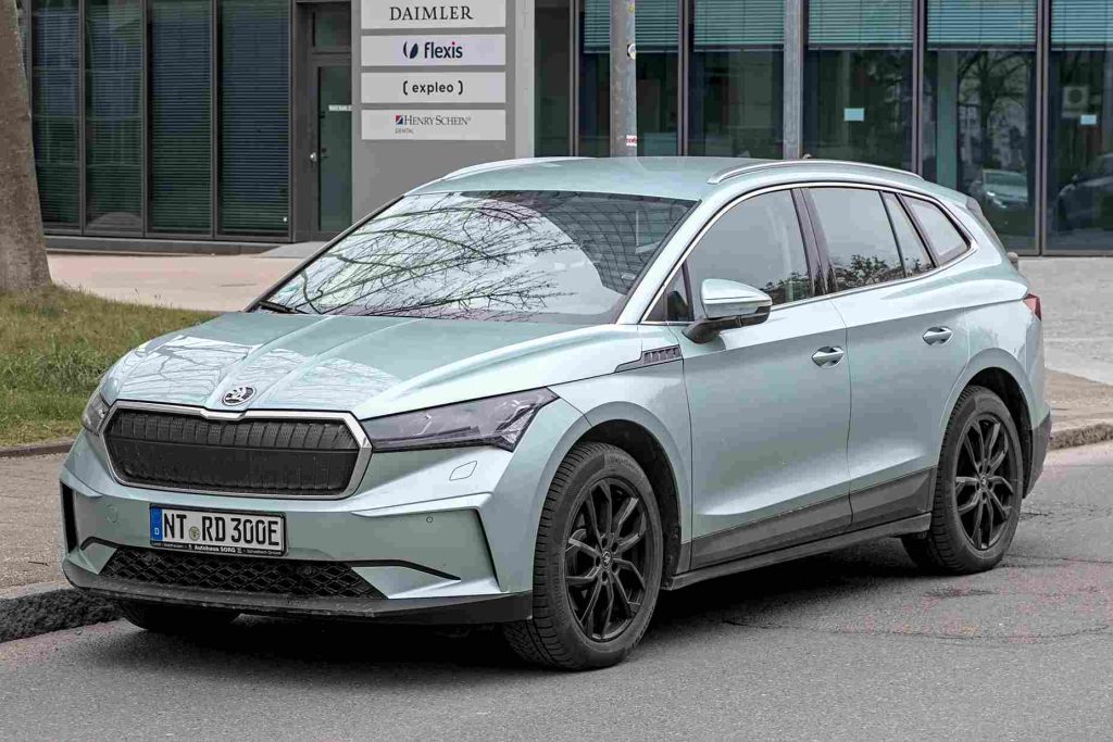 Škoda Enyaq electric SUV in [Color], parked on [