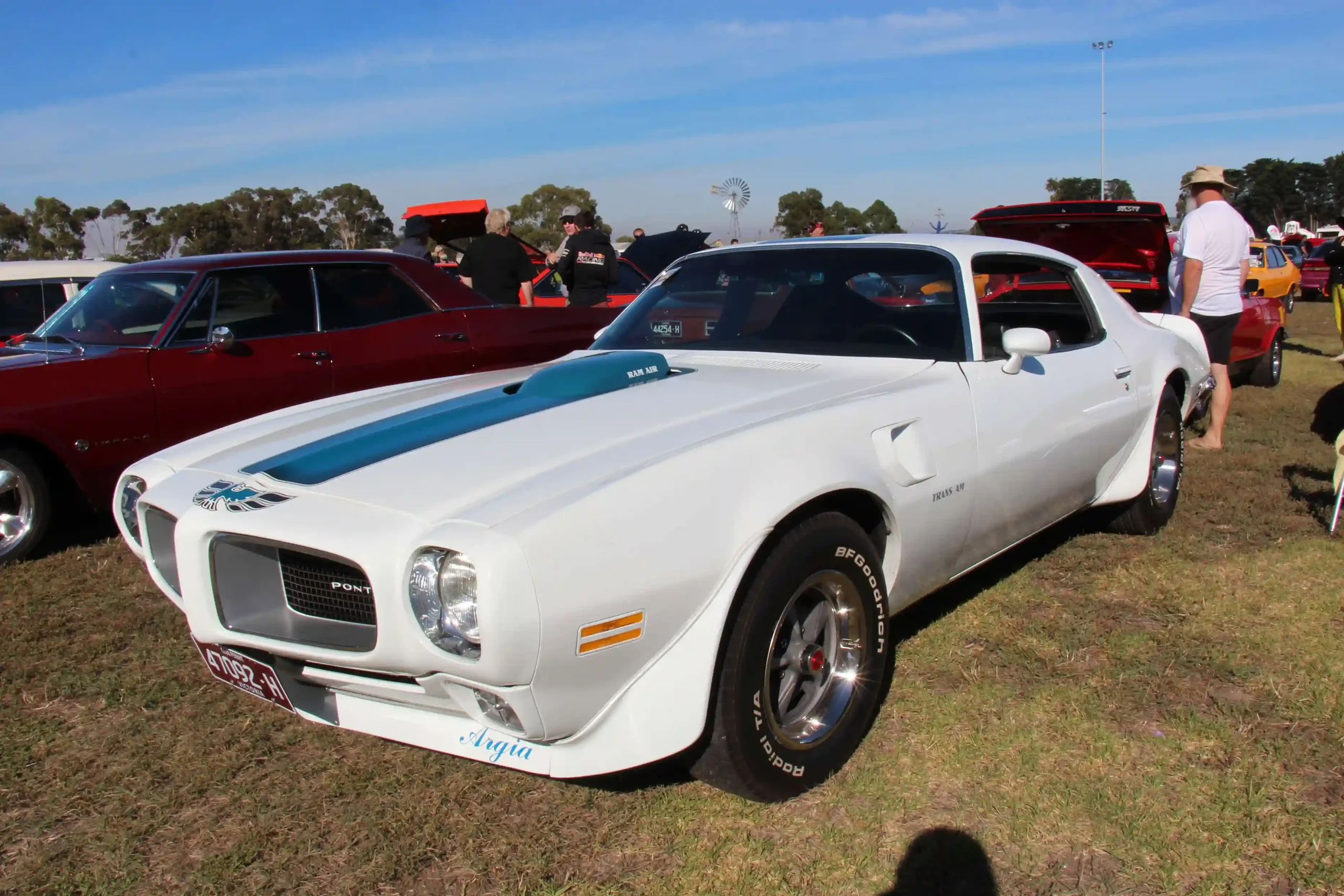Classic 1970 Pontiac Firebird Trans Am, sleek lines