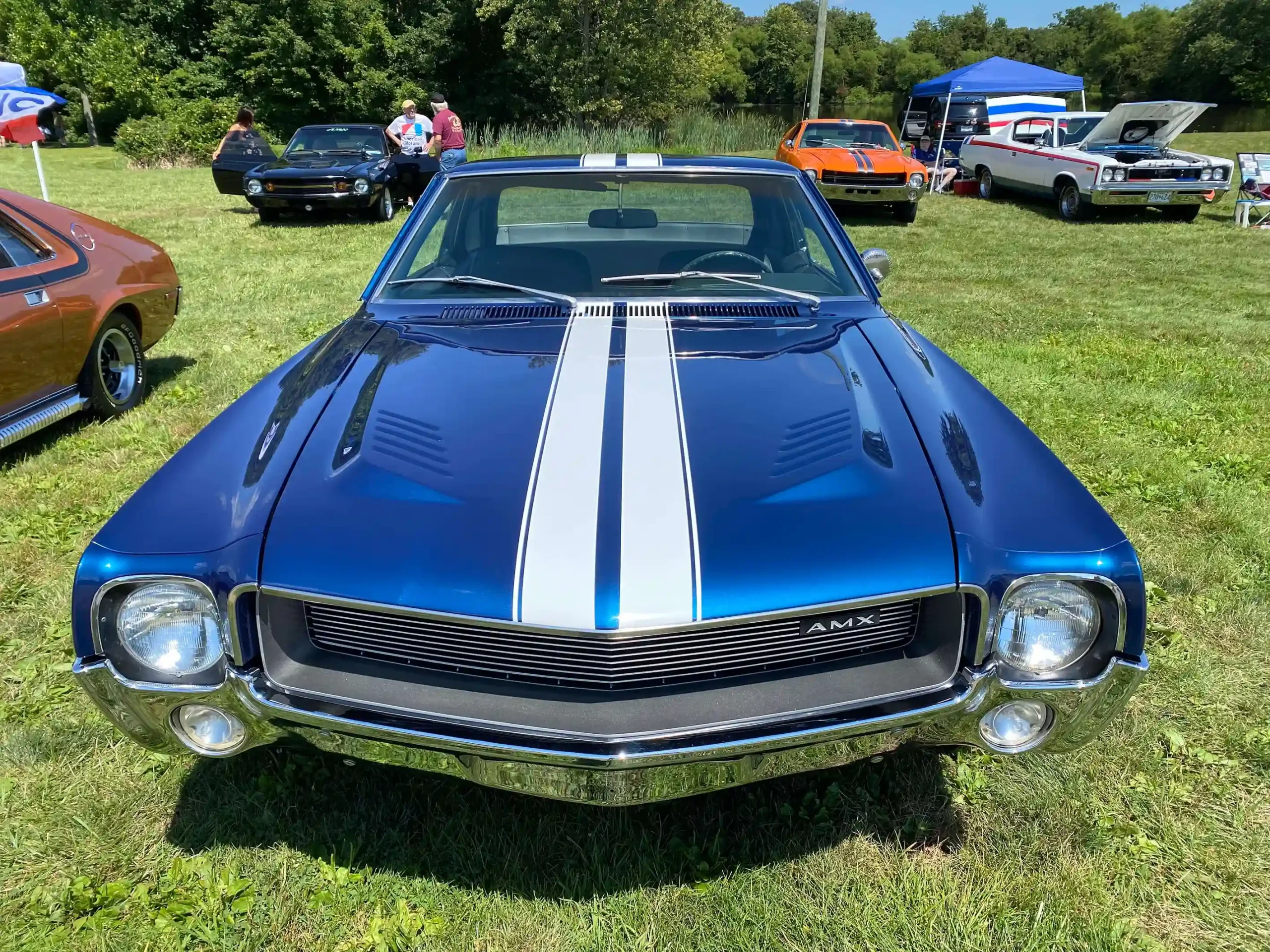 Sleek 1969 AMC AMX 390