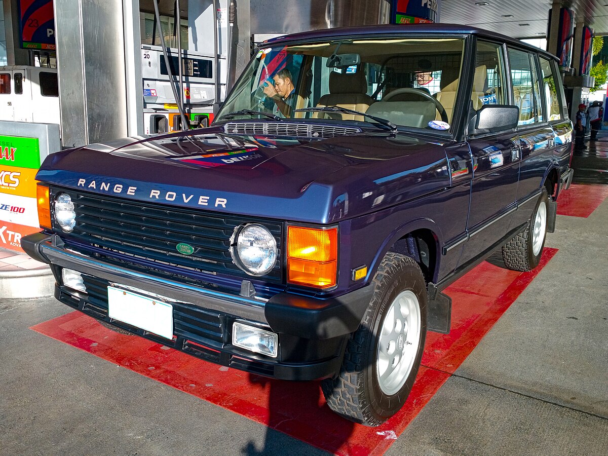 The Range Rover Classic County LWB is a luxury off-road SUV with an extended wheelbase, combining elegance and rugged performance.