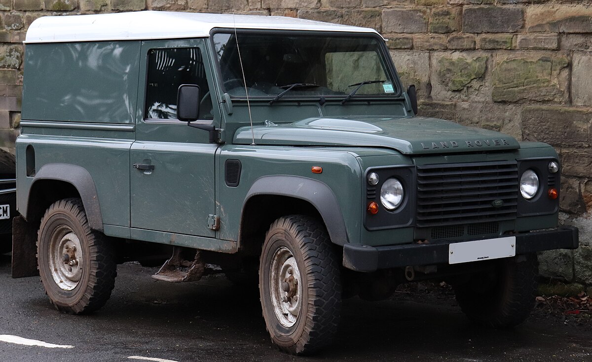 The Land Rover Defender 90 is a compact, rugged off-road SUV designed for adventure.