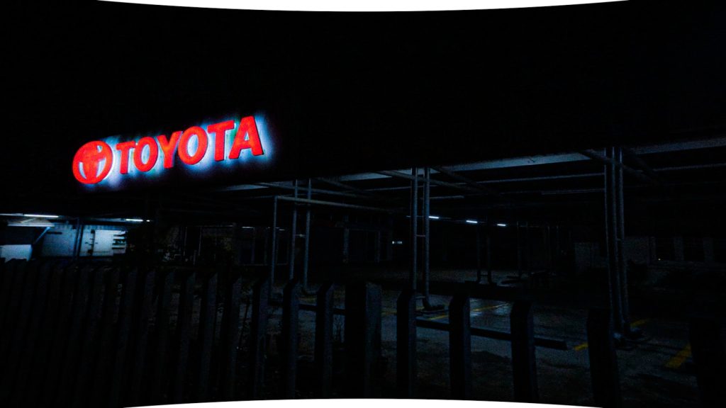 A sign that is on the side of a building