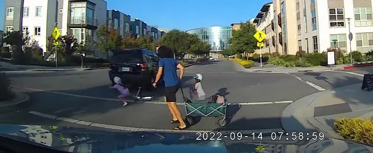 Dashcam Captures SUV Doing the Unthinkable at a Crosswalk