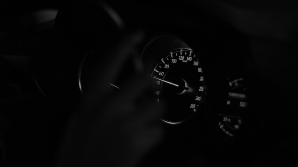 vehicle speedometer