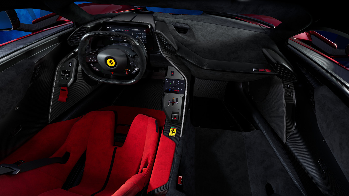 Modern Ferrari sports car