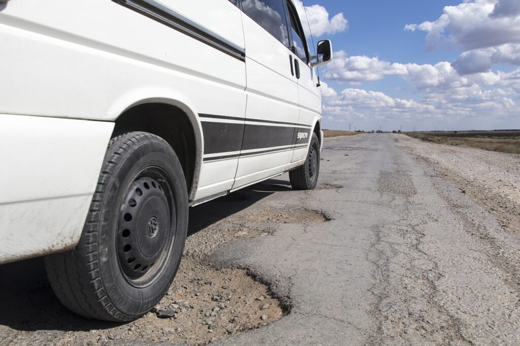 pothole, road, kazakhstan, hole, asphalt, repair, infrastructure, volkswagen, van life, pothole, pothole, pothole, pothole, pothole