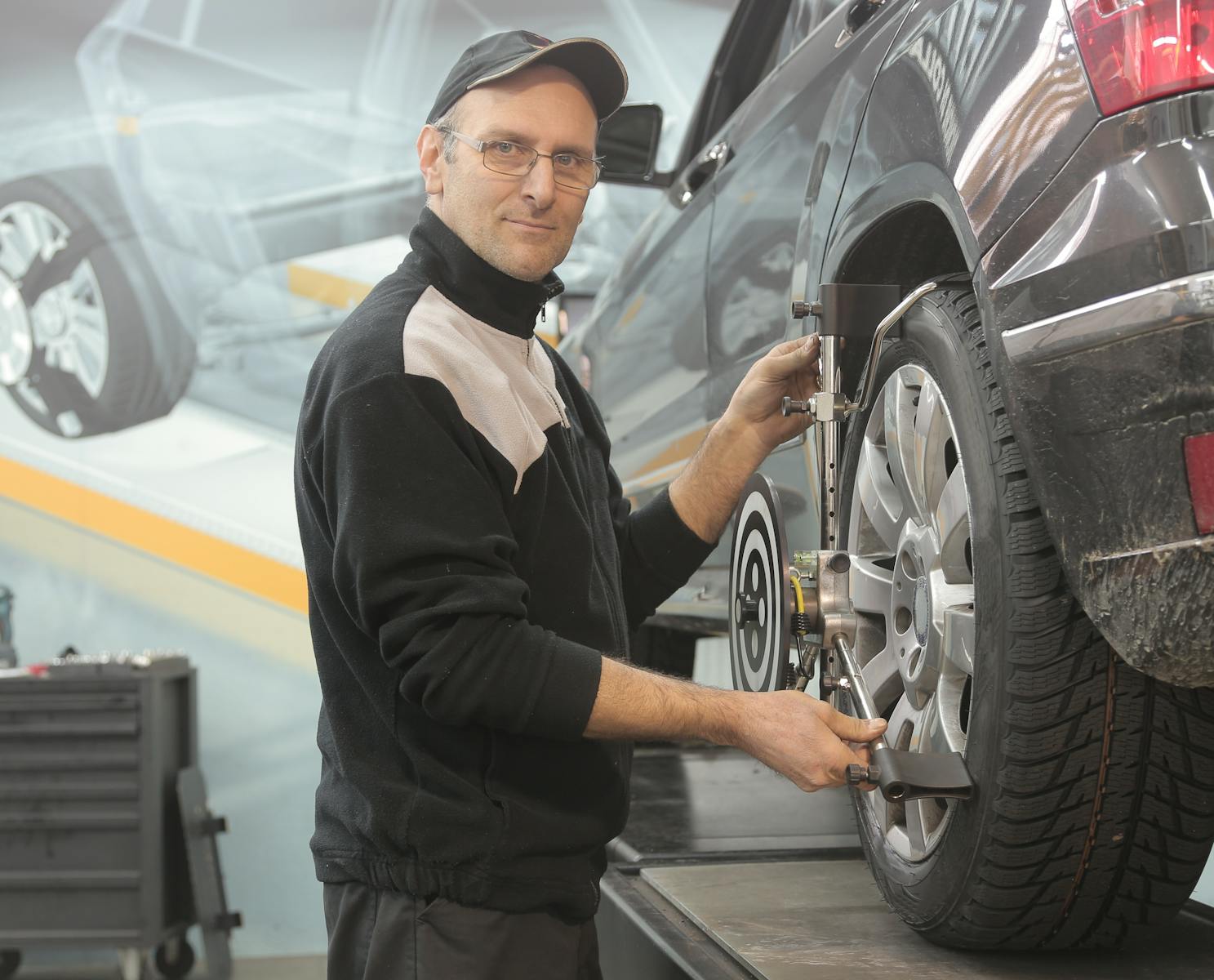 Customer Who Insisted on Watching the Alignment Walked Behind the Rack and Set Off the Drive-On Plate — The Tech Hadn’t Locked the Pins and the Car Dropped a Foot
