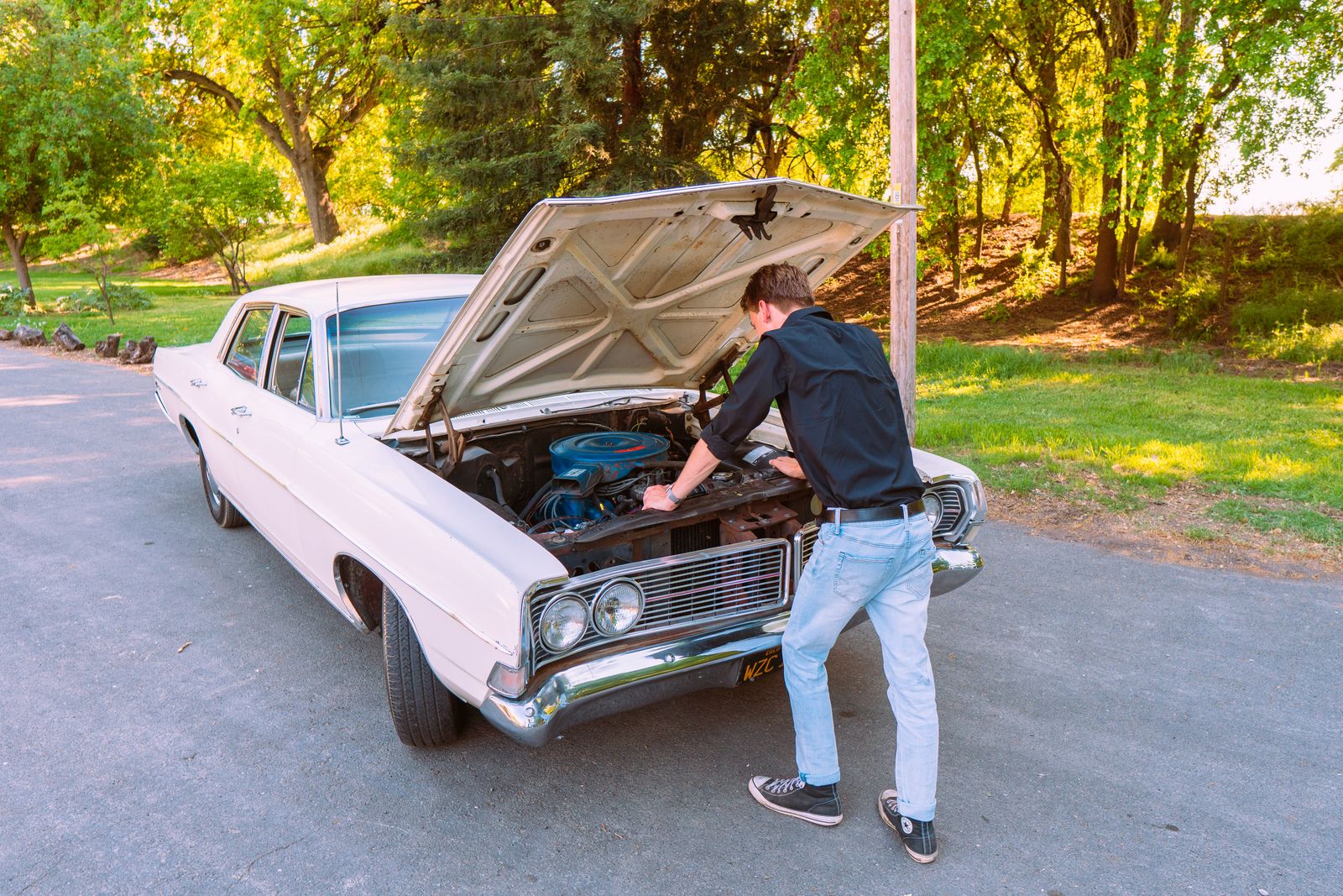 Man Thinks The Burning Smell Is Nothing, Then His Car Catches Fire In The Driveway Hours Later