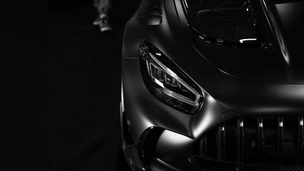a close up of a car