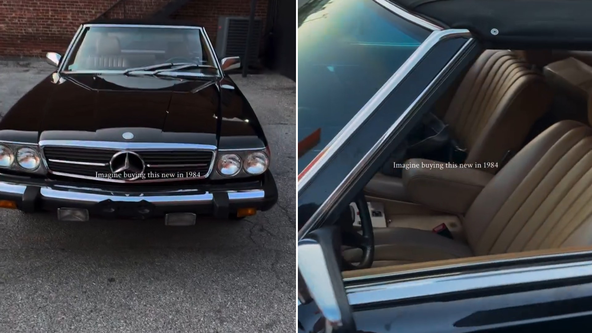 Creator Films a Vintage 1984 Mercedes Convertible, Then Says It Still Looks Almost Brand New Forty-Two Years After It First Rolled Off the Line