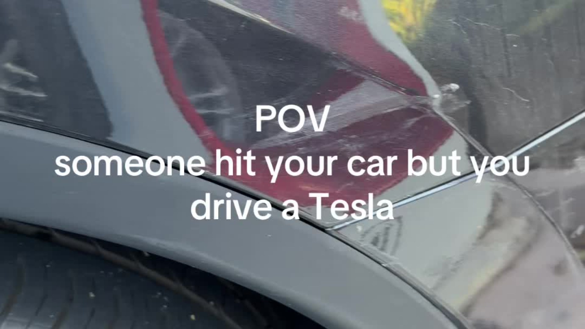 One Tesla Owner Came Back to Find a Fresh Dent in the Bumper With No Note Left Behind, but Her Own Dashcam Had Already Captured the Other Driver’s License Plate the Entire Time