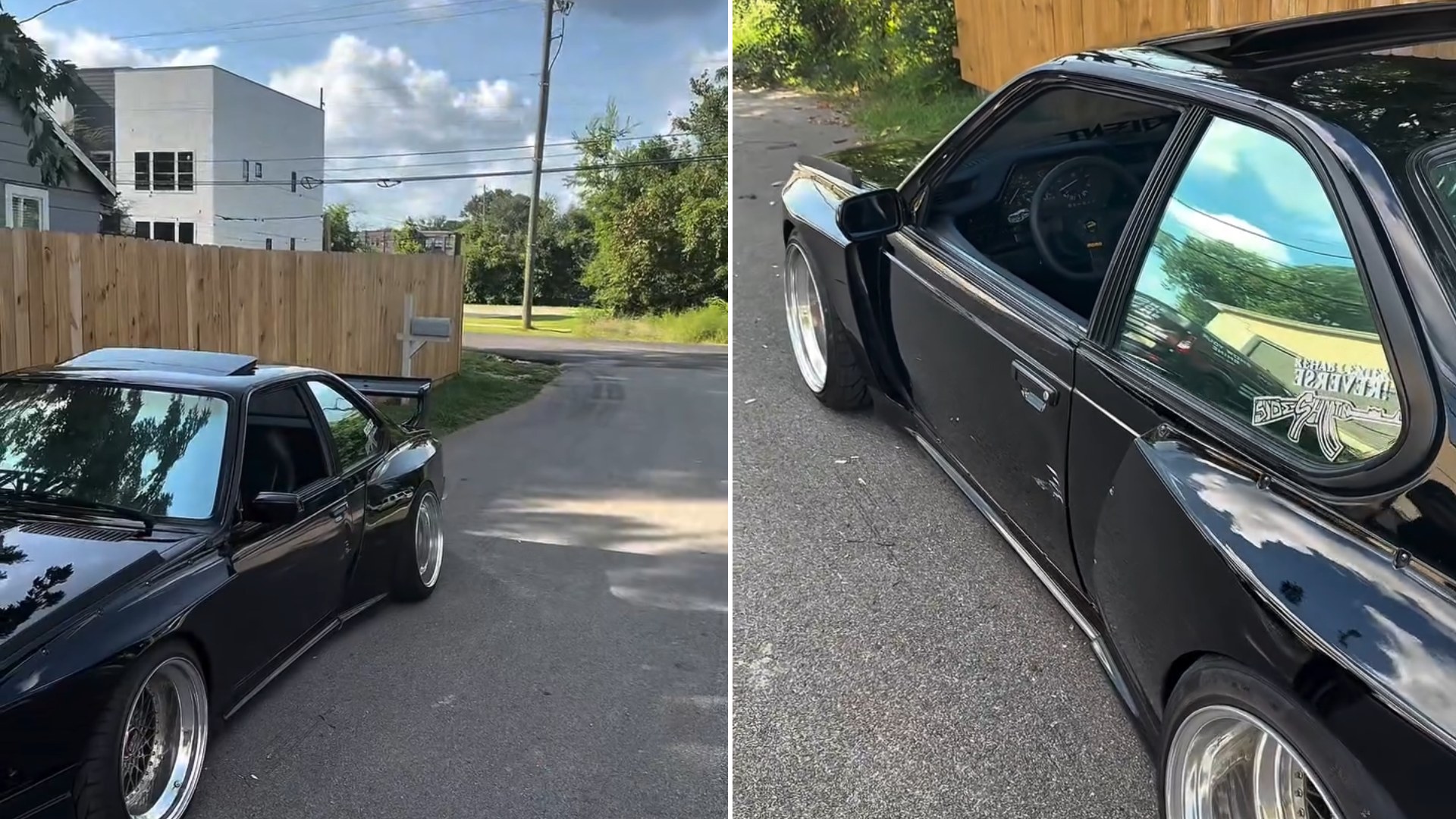Customer Backs Into a Creator’s Modified Car While Leaving His Driveway, So He Films the Damage and Vents About the Drivers Who Have No Business Behind the Wheel