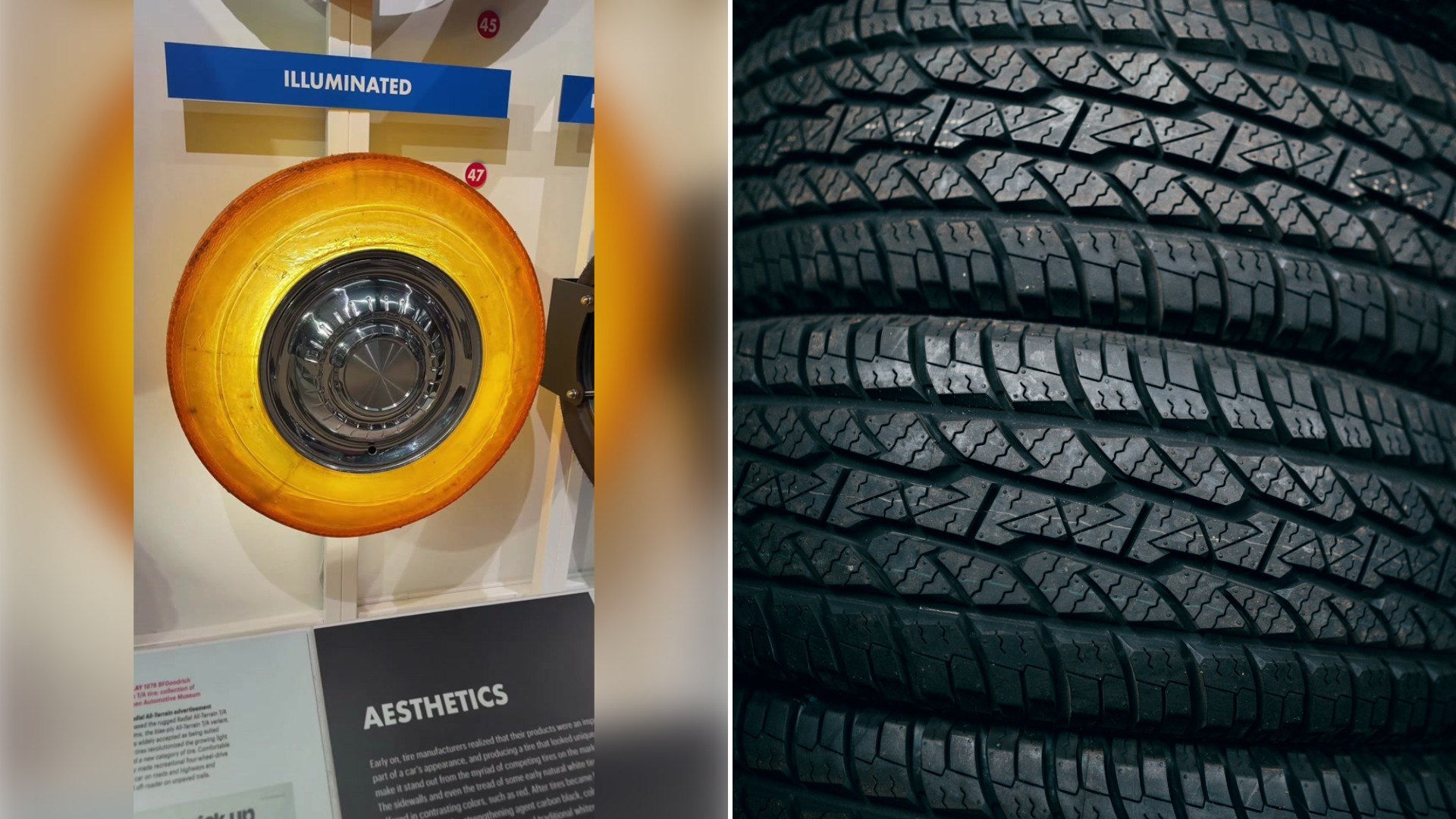 Car Museum Visitor Films the Original Glowing Tire on Display, Then Finds a Plymouth Explorer Concept and Says America Could Have Had It Instead of the Neon