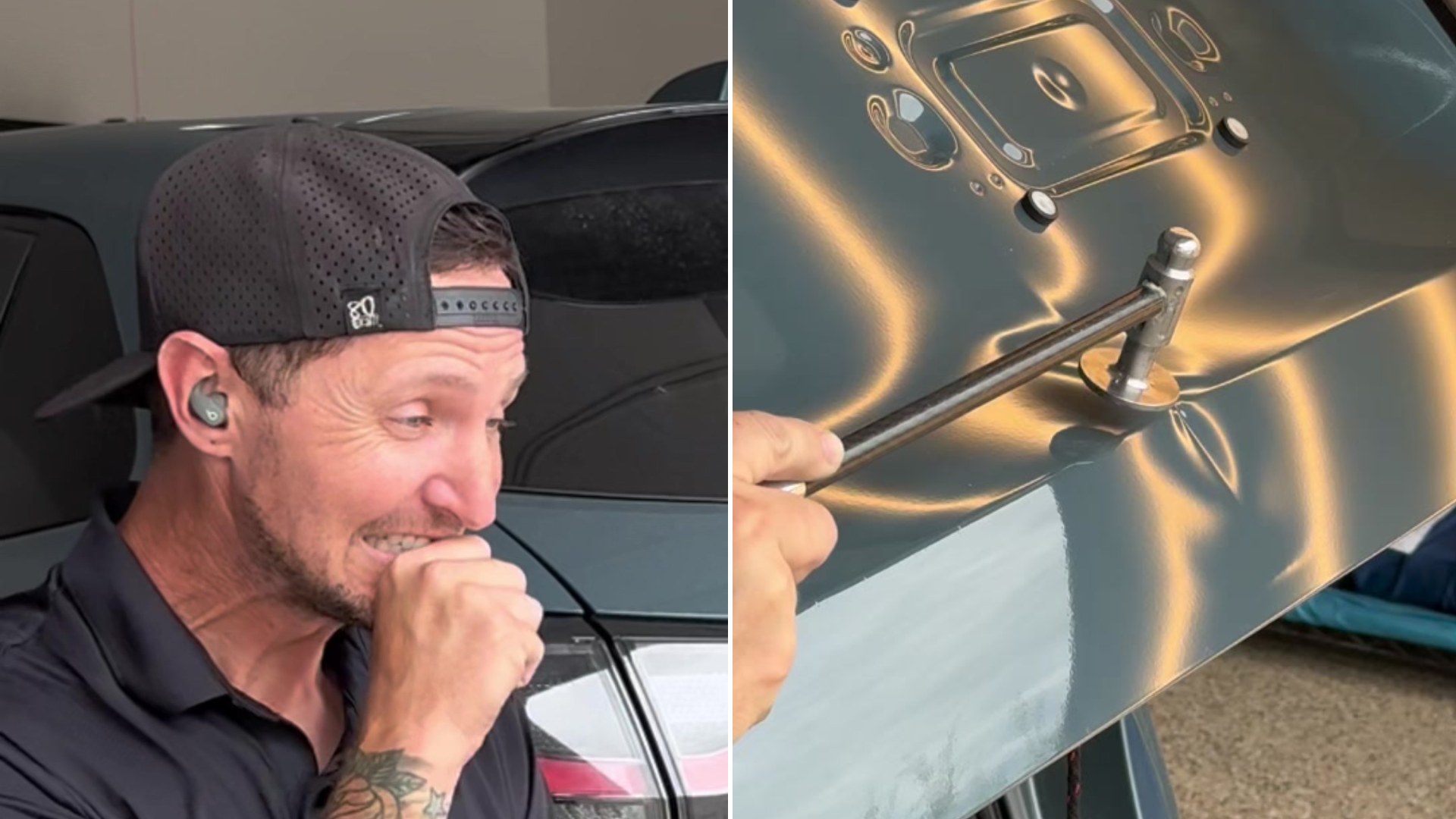 Technician Repairs a Deep Dent on a 2026 Honda HR-V in Three Hours, Showing How Paintless Dent Work Can Reshape Metal Without Repainting