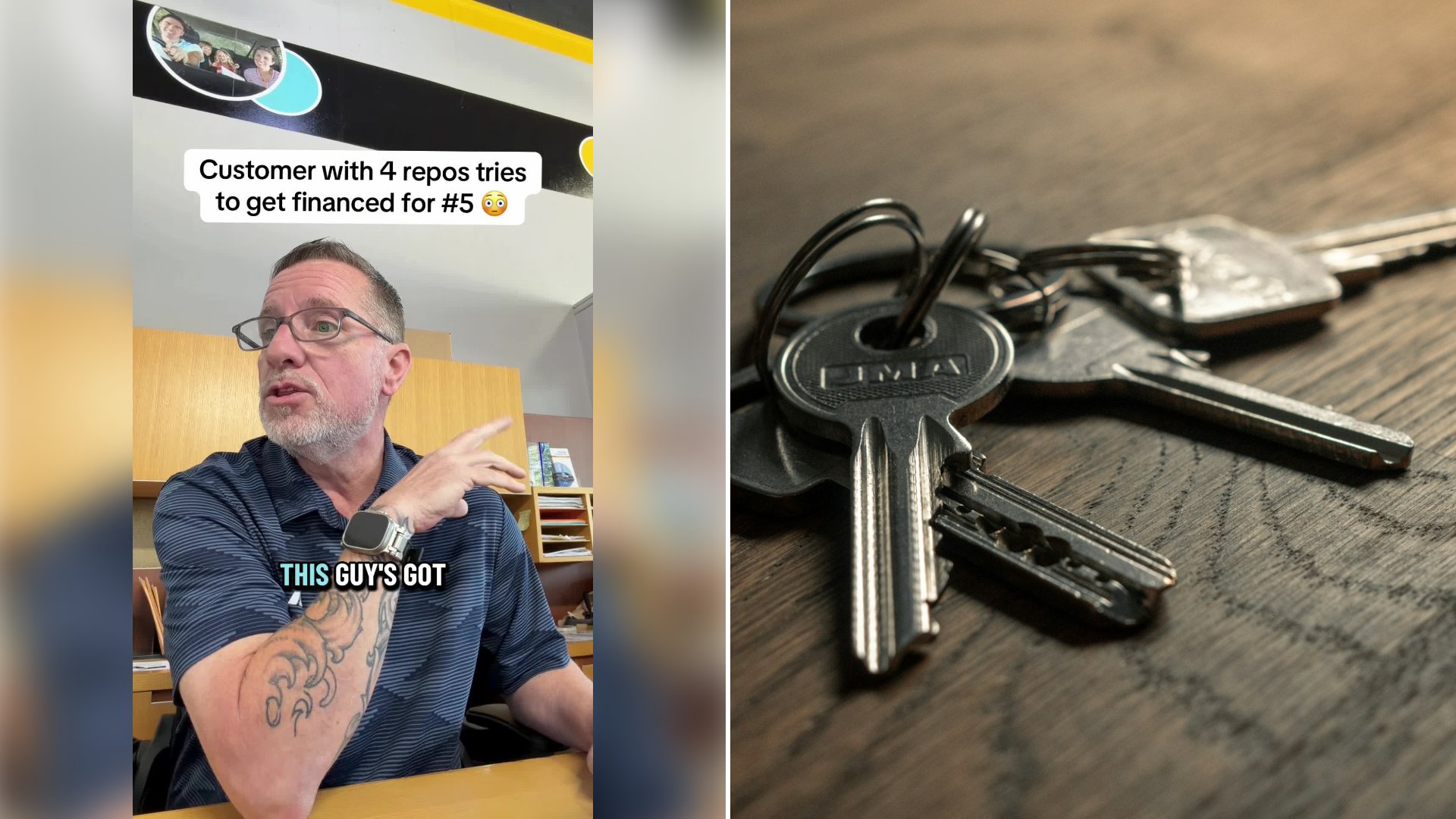 Car Salesman Reads Out a Credit File With a 479 Score, $46,000 Past Due and Four Repossessions, Then Says to Call Back and Tell the Buyer They Did Not Want to Be Number Five