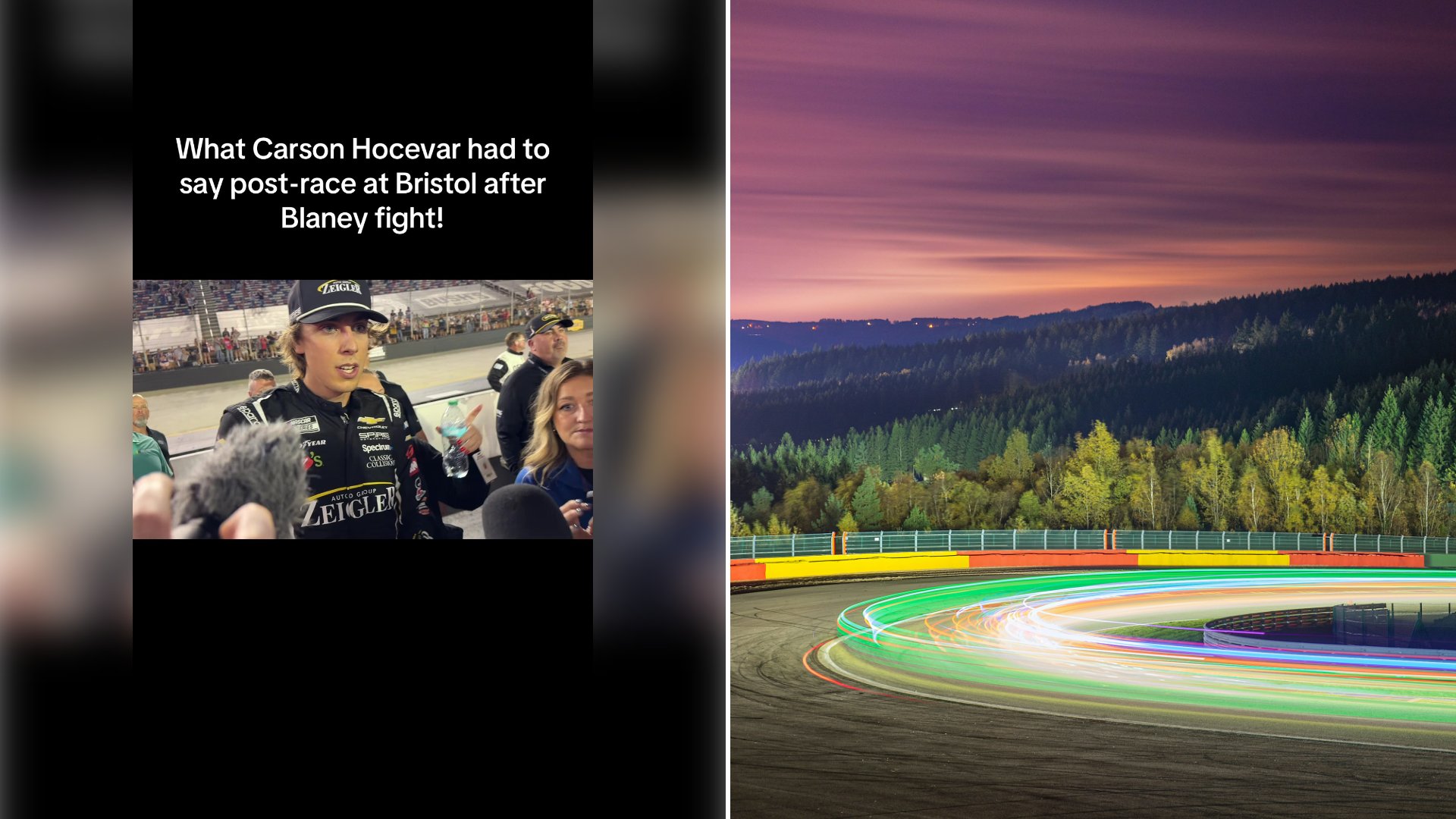 NASCAR Driver Carson Hocevar Says the Punch He Threw at Ryan Blaney in Bristol Was the First of His Life, Then Admits He Would Be Mad Too After a Crash That Hurt Blaney’s Title Bid