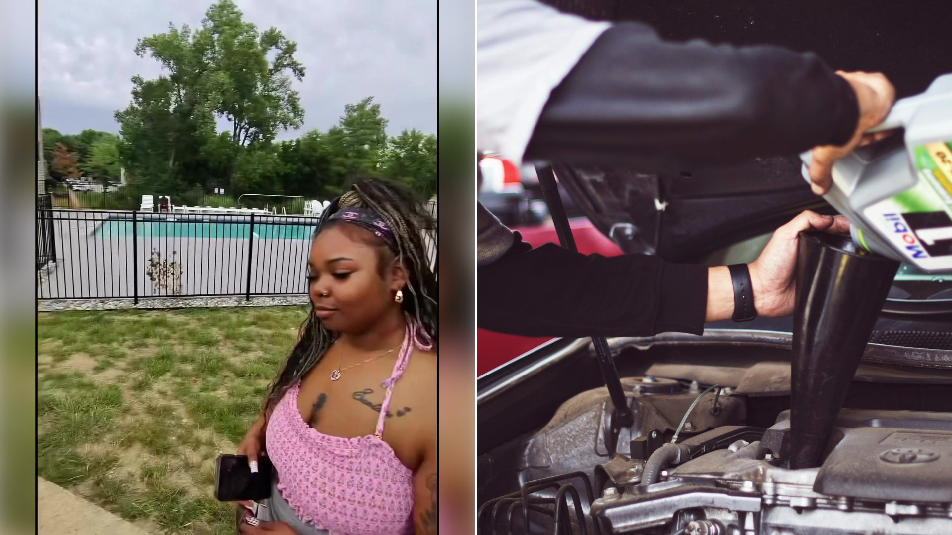 Mobile Mechanic Tells a Customer an Acura Oil Change Will Probably Take About 15 Minutes, Then Jacks Up the Car in a Parking Lot, Works Under It With a Ratchet and Refills It
