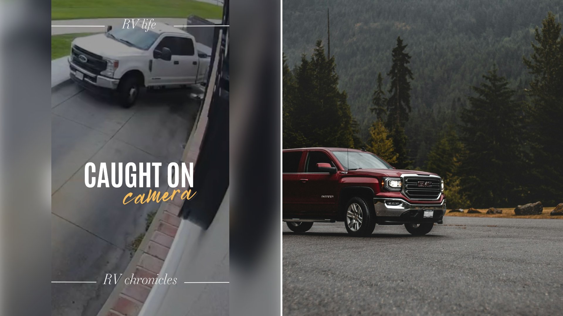 Couple Says Surveillance Footage From A Coffee Shop Proves A Dealership Employee Took Their Freshly Repaired Truck Through A Drive Thru And Crashed It Into A Pole