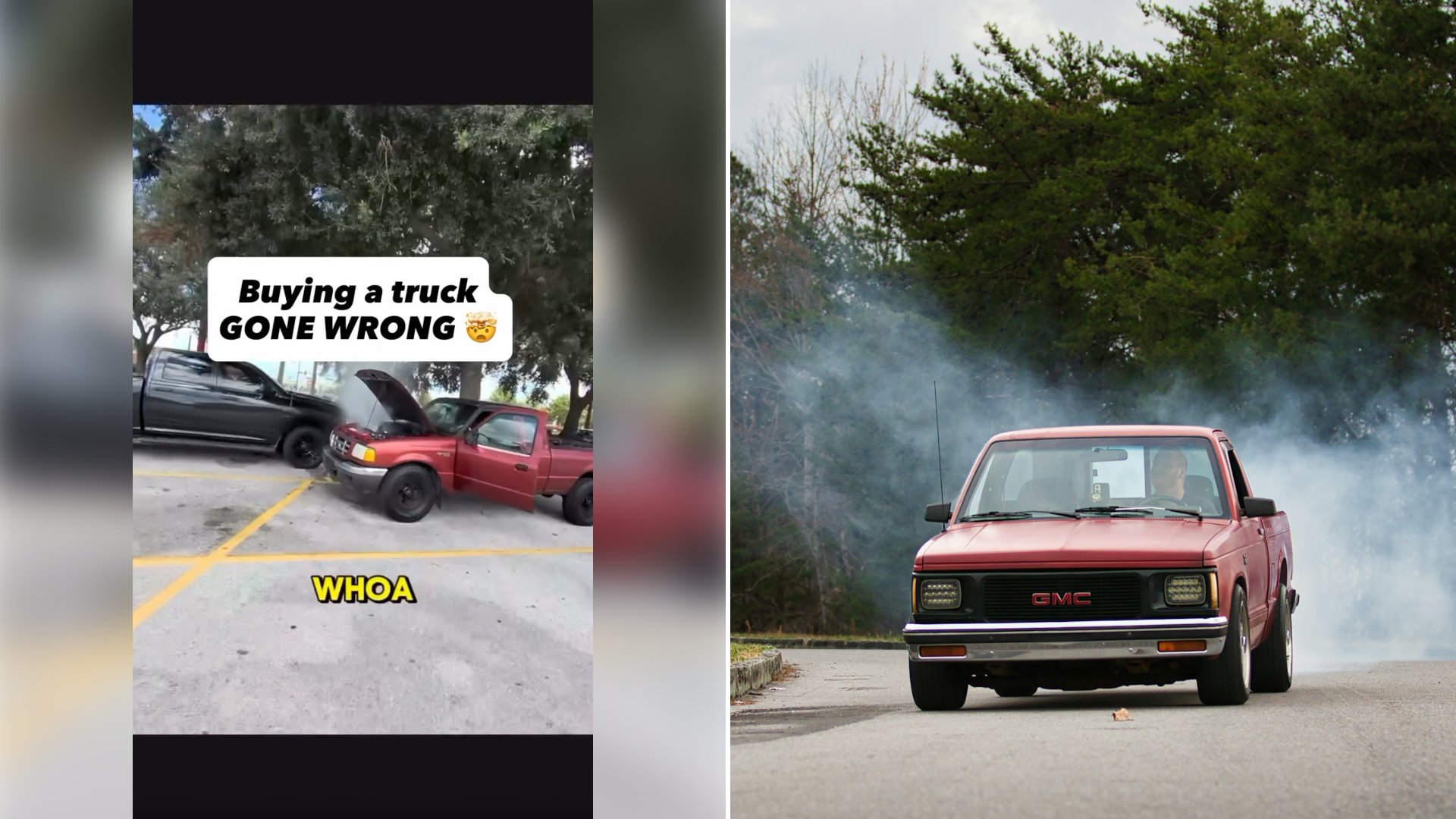 Truck Flipper Was Mid Inspection On A Suspicious Facebook Marketplace Truck When It Suddenly Started Smoking And Leaking Fluid All Over The Parking Lot