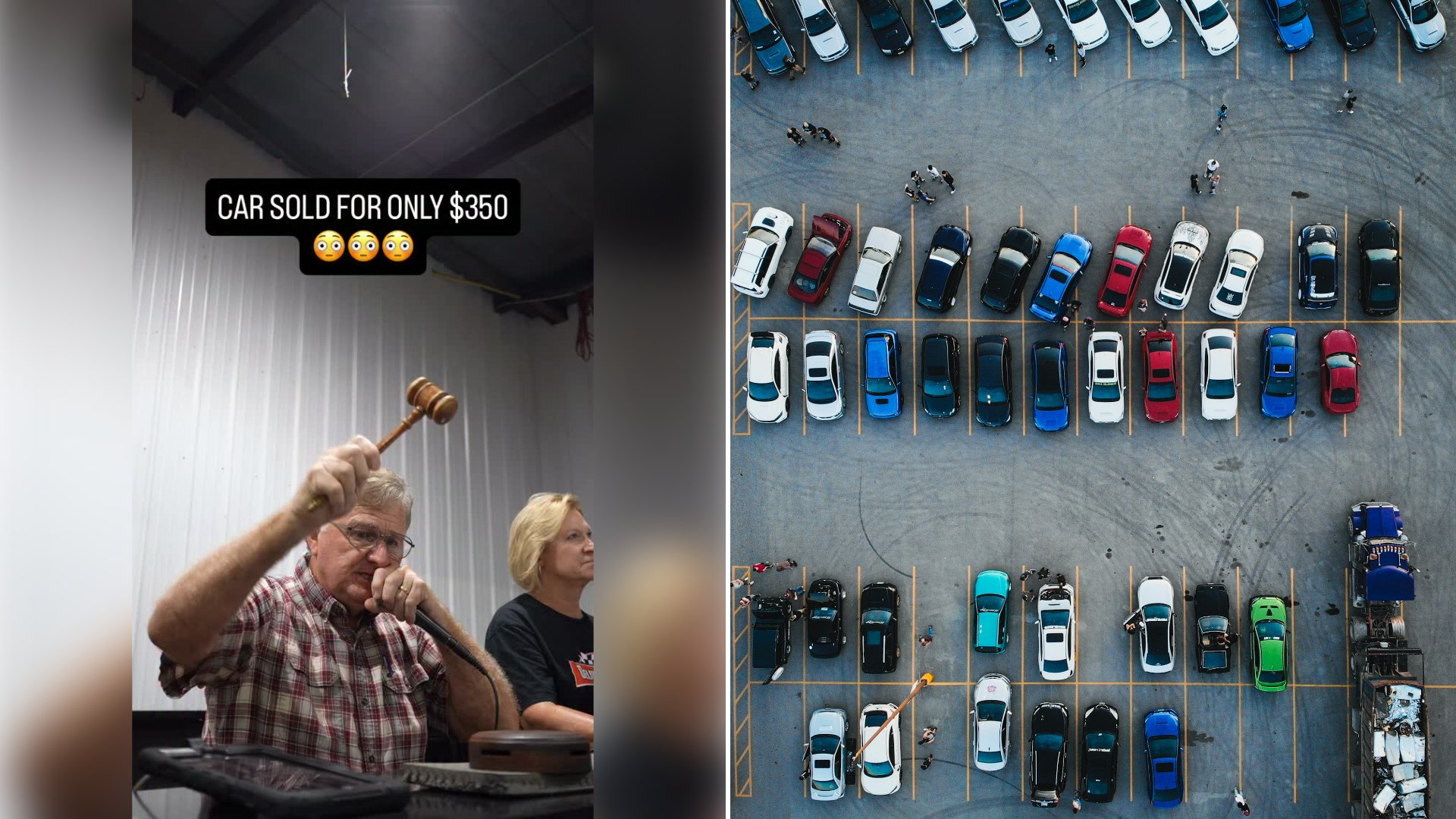 Weekly Bank Repo Auction Just Sold An Entire Running Car For Only Three Hundred And Fifty Dollars And The Crowds Reaction Says Everything About How Shocked They Were