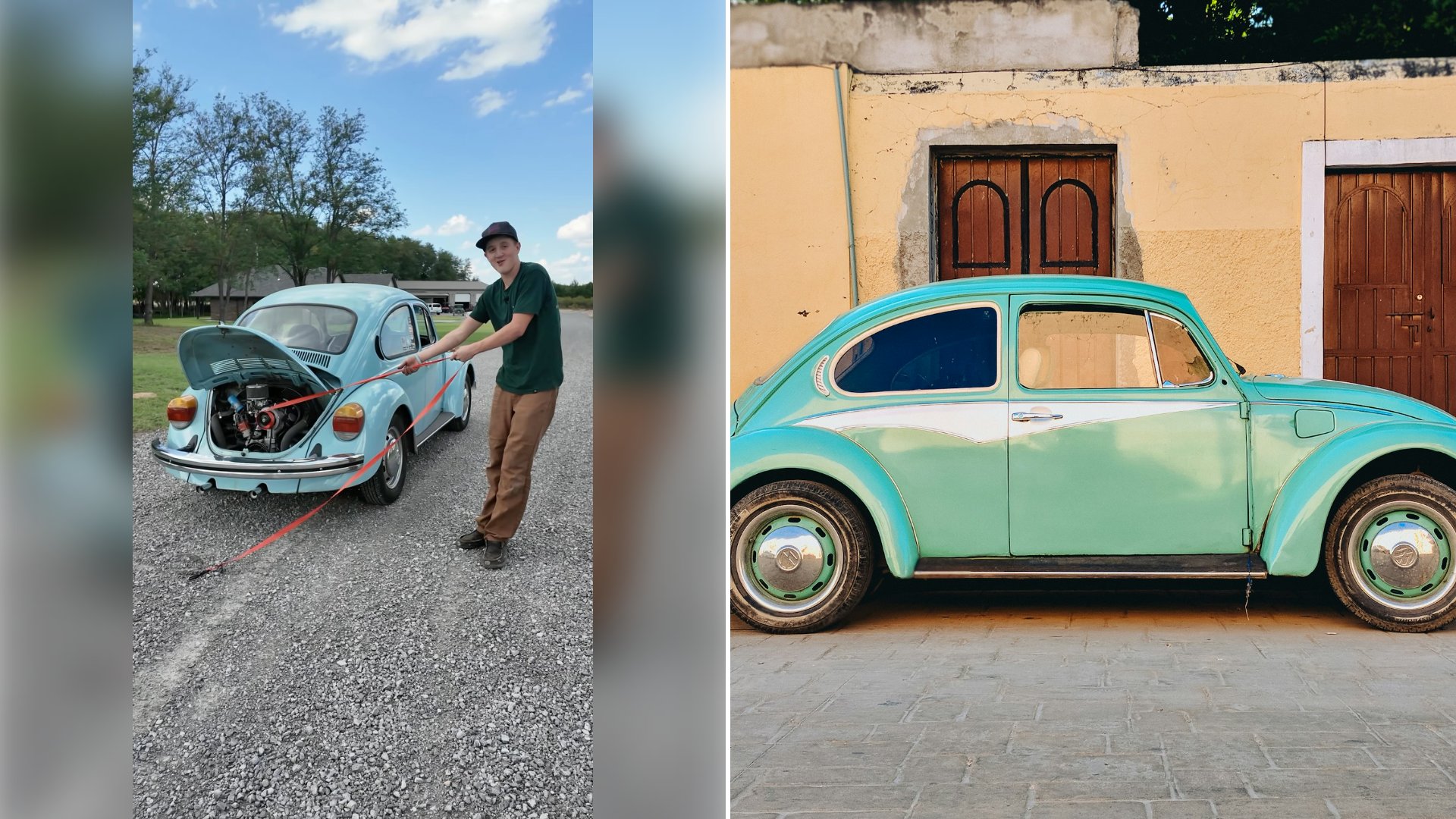 Mechanic Is Showing Classic Volkswagen Beetle Owners A Pull Start Trick Almost Nobody Still Knows About As An Alternative To The Famous Push Start Method