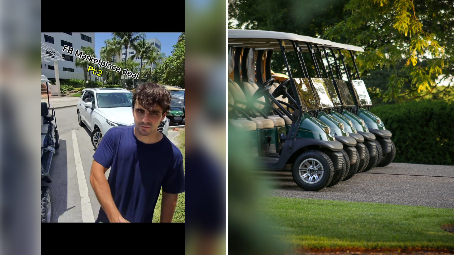 Flipper Bought A Dead Golf Cart Off Facebook Marketplace And Converted It To Run On Lithium Batteries Complete With A Brand New Charge Meter