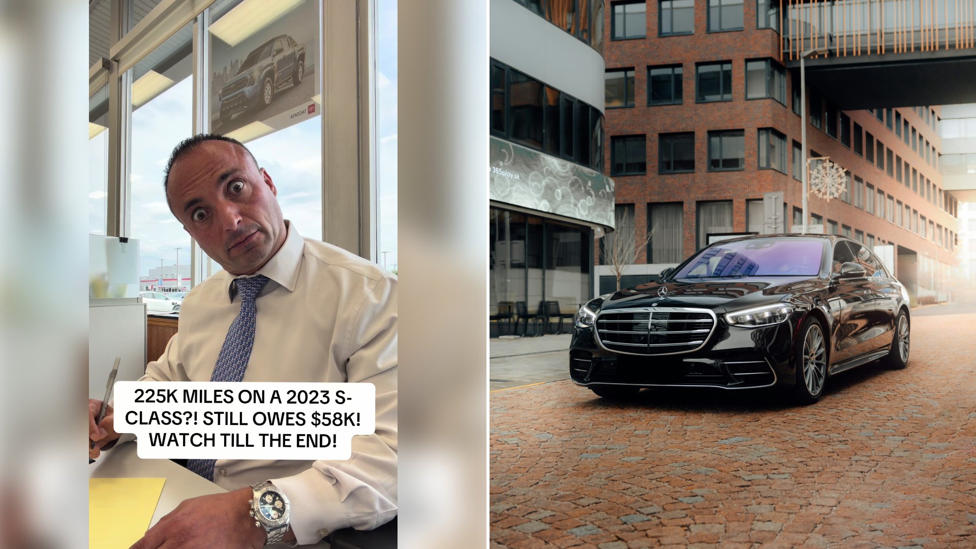 Dealer Walks a Driver Through the Math on a Mercedes S Class With Two Hundred Twenty Five Thousand Miles and a Fifty Eight Thousand Dollar Payoff and Hears He Wants That Much Back