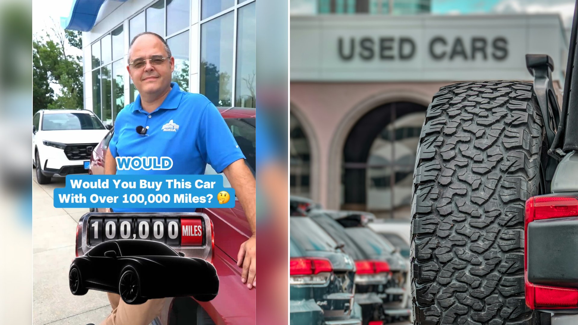 Car Salesman Is Answering Rapid Fire Yes Or No Questions About Whether Specific Models Are Still Worth Buying Once They Pass One Hundred Thousand Miles On The Odometer
